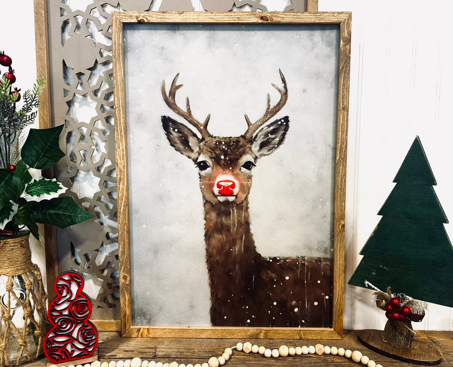 Vintage Rudolph print