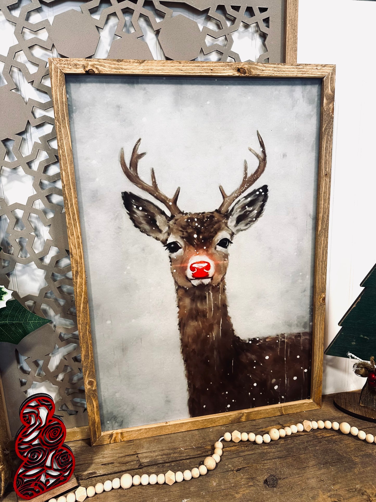Vintage Rudolph print