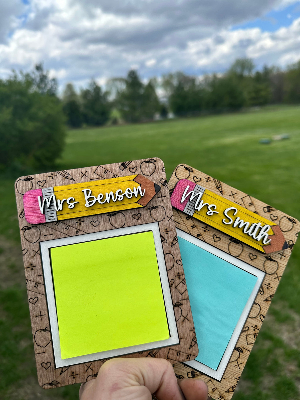 Teacher appreciation sticky note holder gift for teachers end of year present for classroom teacher small gift for the holidays