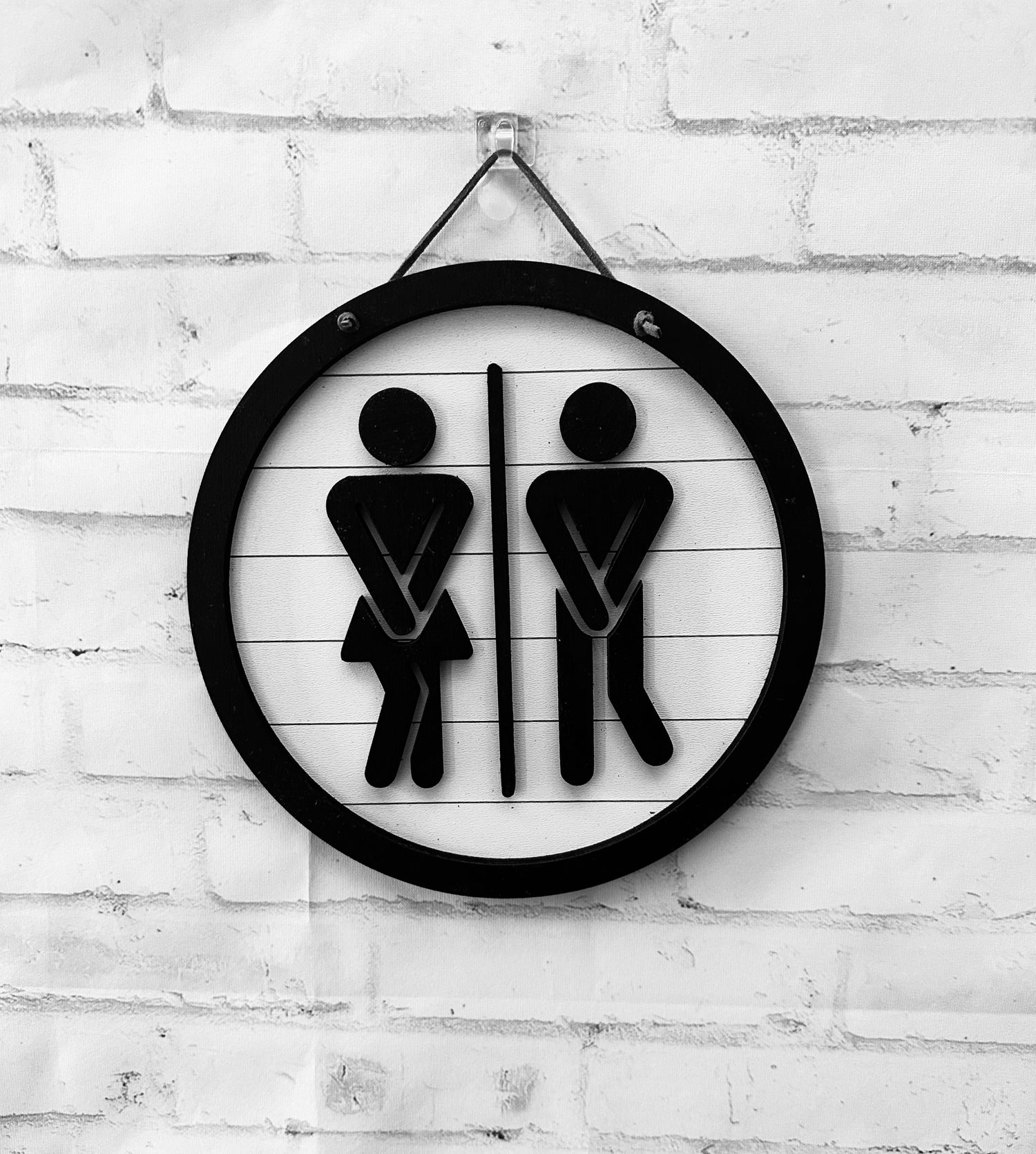 Bathroom signs