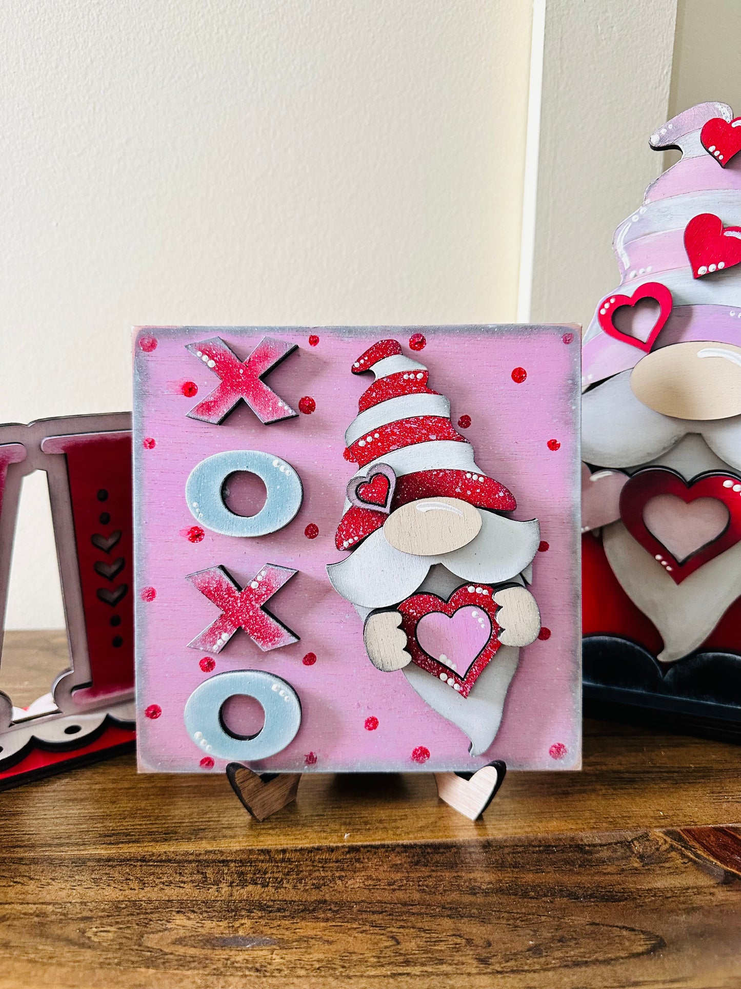 Valentine’s Day hand-painted mini signs