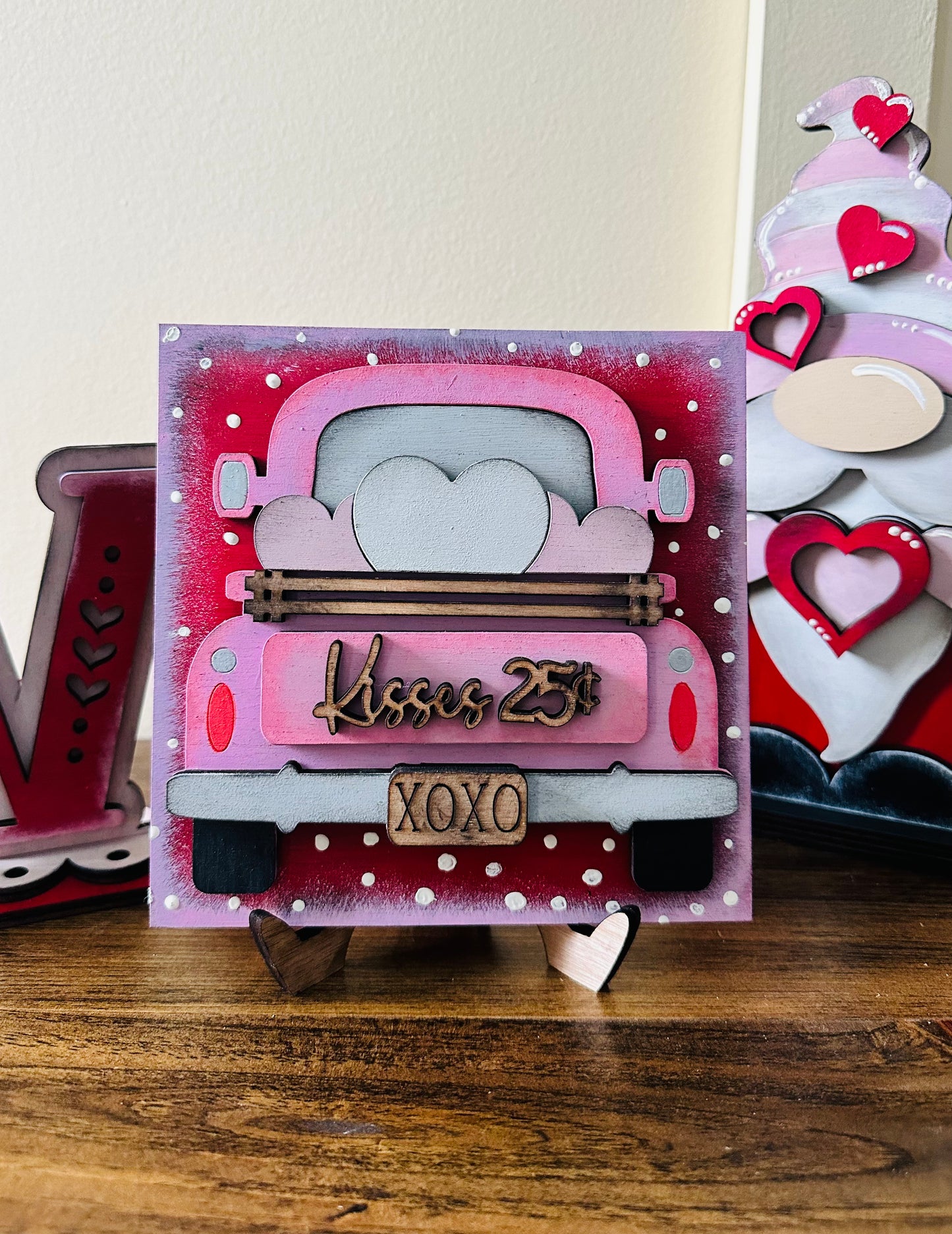 Valentine’s Day hand-painted mini signs