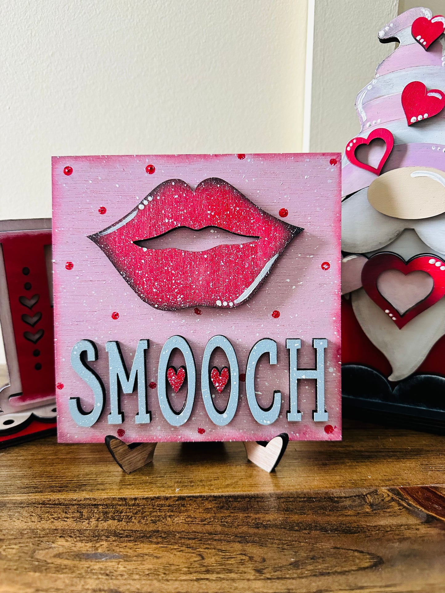 Valentine’s Day hand-painted mini signs