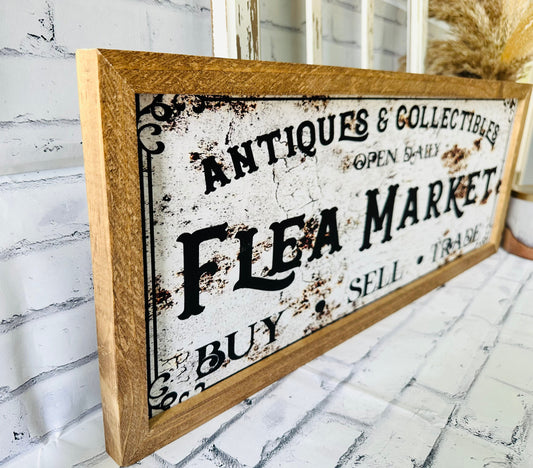 Antiques and collectible vintage canvas framed sign for the home kitchen hanging wall decor vintage farmhouse style dining room wall hanging